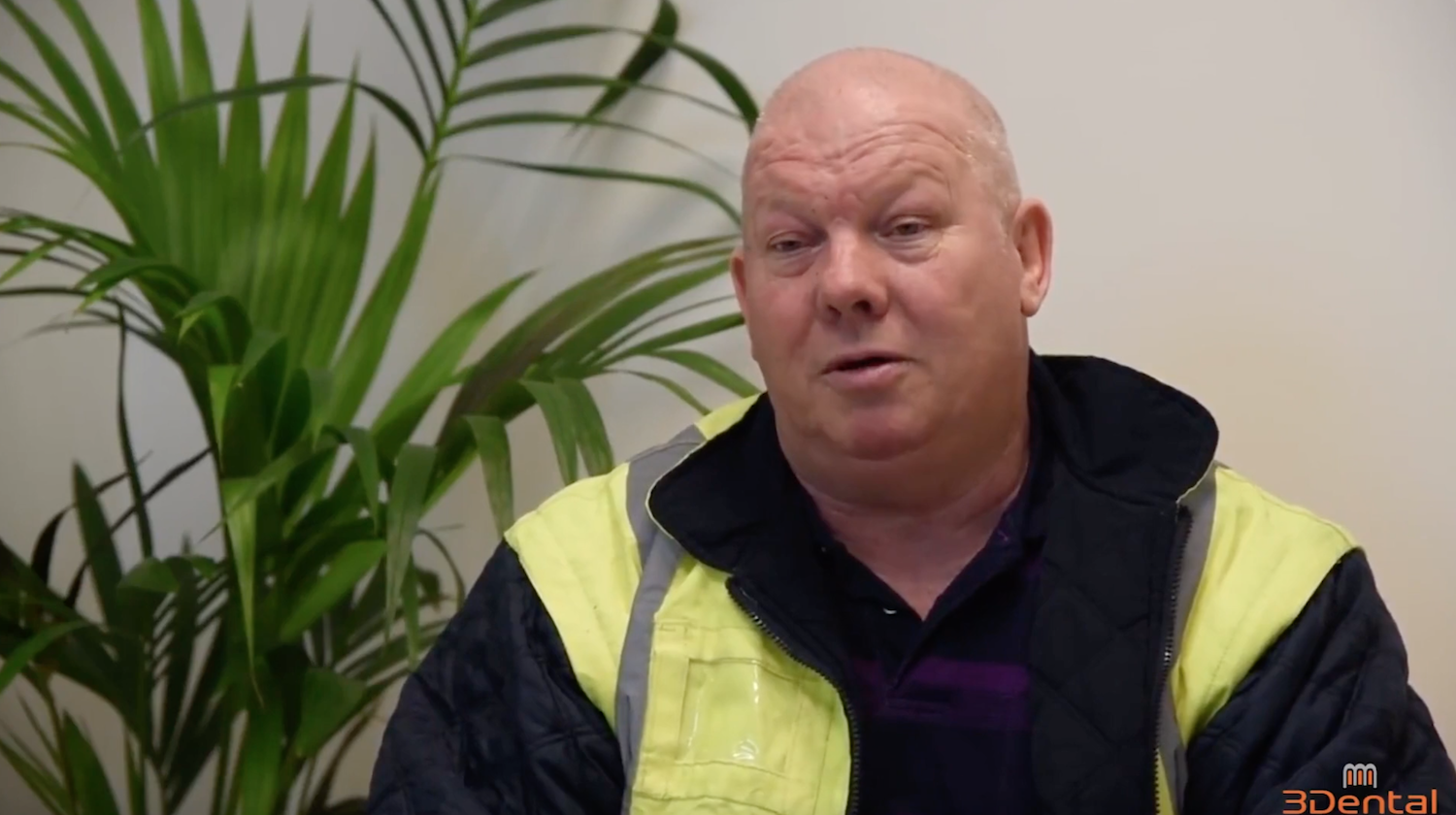 dental implant testimonial - George Holden - 3Dental